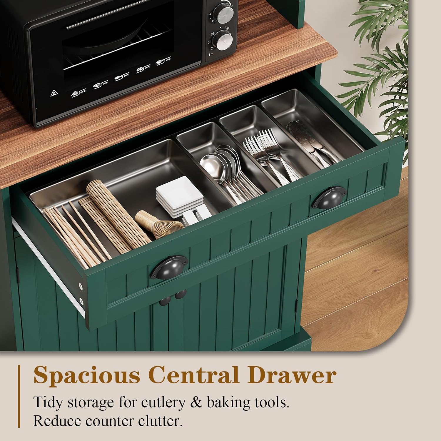 Farmhouse‑Style Green Microwav - Kitchen Appliances Green 评论和价格